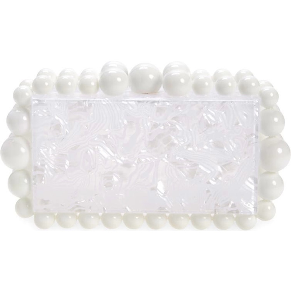 Cult Gaia Eos Beaded Acrylic Box Clutch - Picture 3 of 12